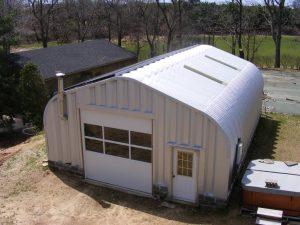 SteelMaster Steel Garage with Solar Panels